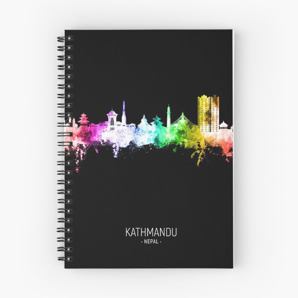 Artikelvorschau, Kathmandu Nepal Skyline entworfen und verkauft von ArtPrints.