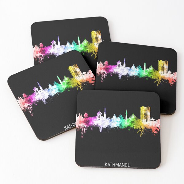 Item preview, Kathmandu Nepal Skyline designed and sold by ArtPrints.