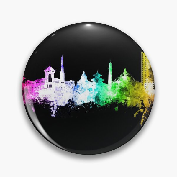 Artikelvorschau, Kathmandu Nepal Skyline entworfen und verkauft von ArtPrints.
