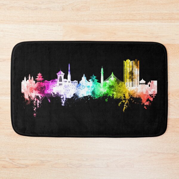 Item preview, Kathmandu Nepal Skyline designed and sold by ArtPrints.