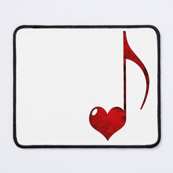 Item preview, Musical note heart - red designed and sold by Anteia.