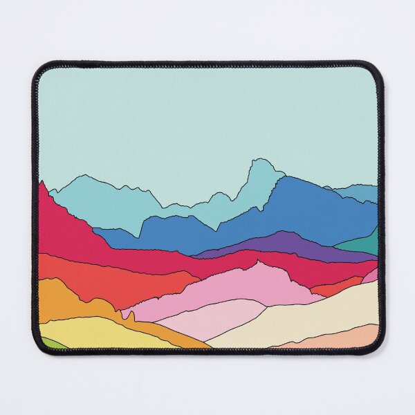 Item preview, Rainbow mountains by Elebea designed and sold by Sabrina Brugmann.