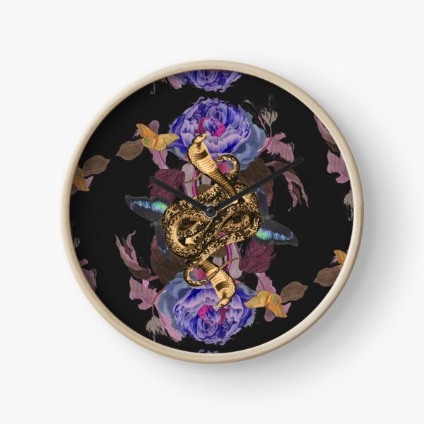 Item preview, Midnight Snakes & Flowers designed and sold by AntiquusForma.