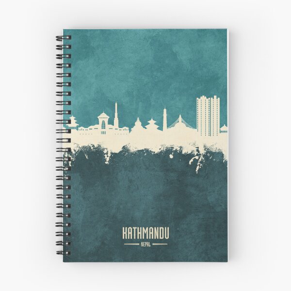 Artikelvorschau, Kathmandu Nepal Skyline entworfen und verkauft von ArtPrints.