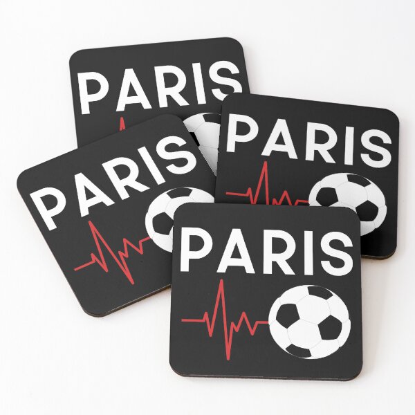 Item preview, Paris Football Love With Heart Beat EKG designed and sold by HappyPeeps.