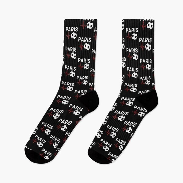 Item preview, Paris Football Love With Heart Beat EKG designed and sold by HappyPeeps.