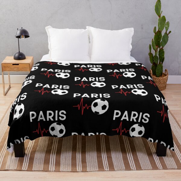 Item preview, Paris Football Love With Heart Beat EKG designed and sold by HappyPeeps.