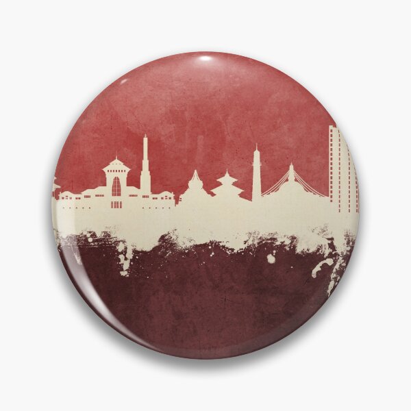 Artikelvorschau, Kathmandu Nepal Skyline entworfen und verkauft von ArtPrints.