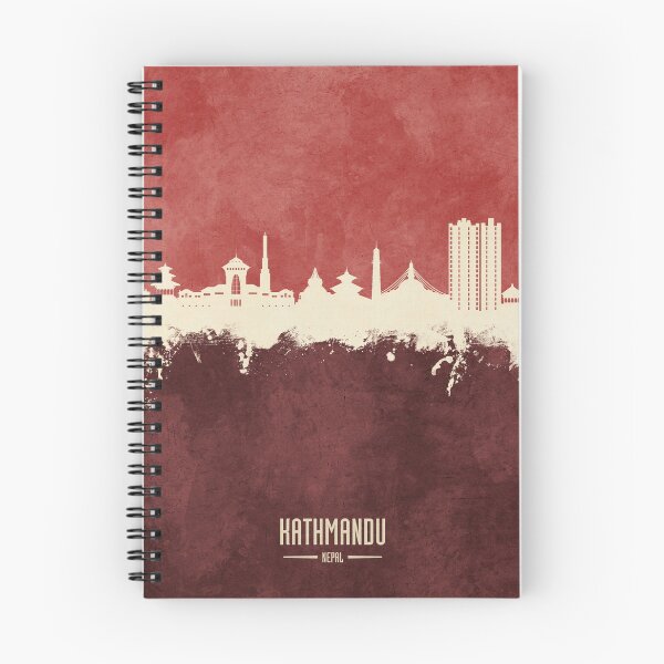 Artikelvorschau, Kathmandu Nepal Skyline entworfen und verkauft von ArtPrints.