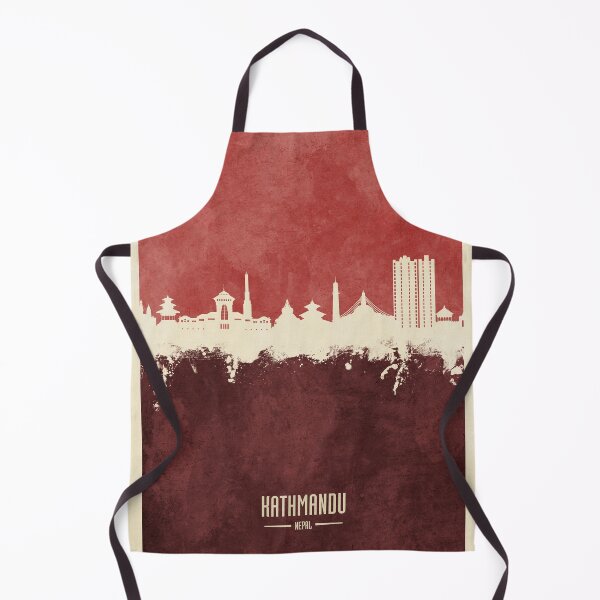 Item preview, Kathmandu Nepal Skyline designed and sold by ArtPrints.