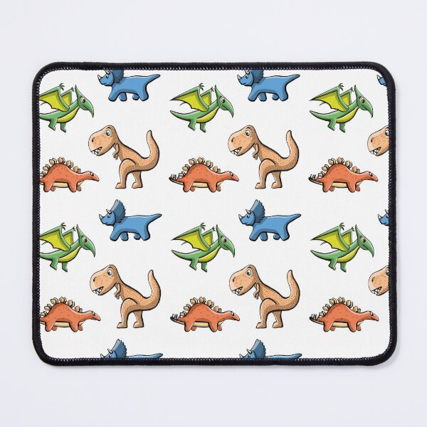 Item preview, The dino family package of a trex or tyrannosaurus, stegosaurus, triceratops, pterodactylus designed and sold by Between Clouds.