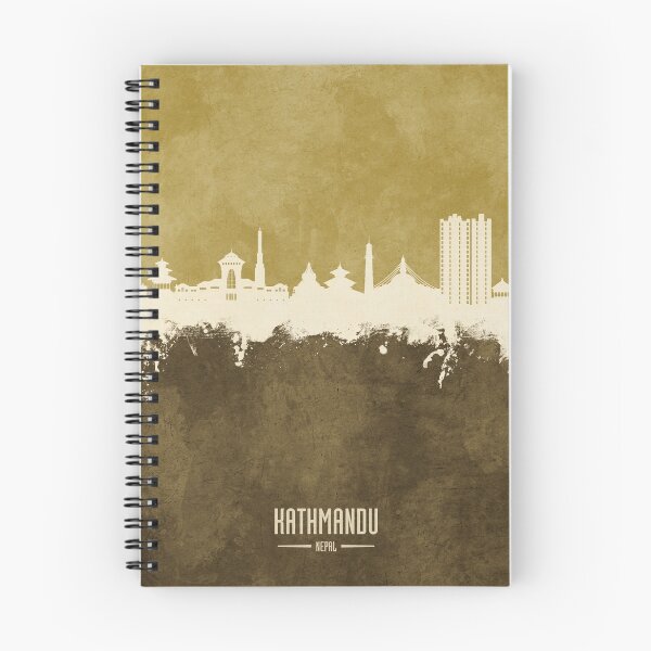 Item preview, Kathmandu Nepal Skyline designed and sold by ArtPrints.