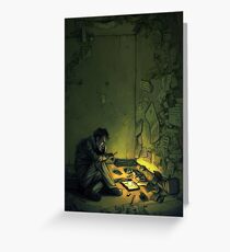 Claude & The Firefly Greeting Card