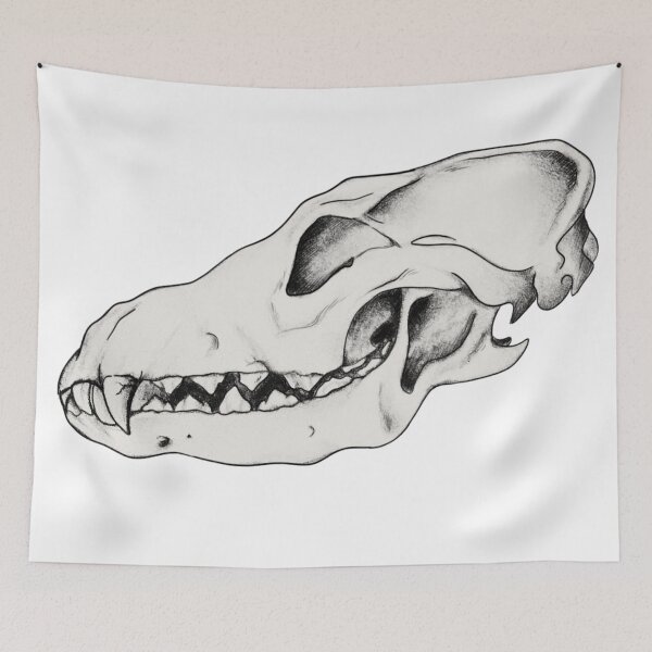Item preview, Canine Skull designed and sold by Smooshi.