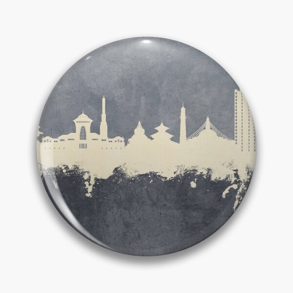 Item preview, Kathmandu Nepal Skyline designed and sold by ArtPrints.