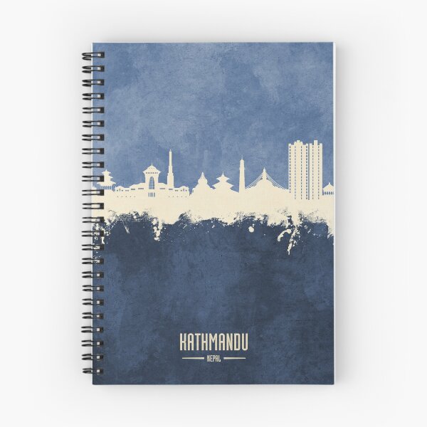 Artikelvorschau, Kathmandu Nepal Skyline entworfen und verkauft von ArtPrints.