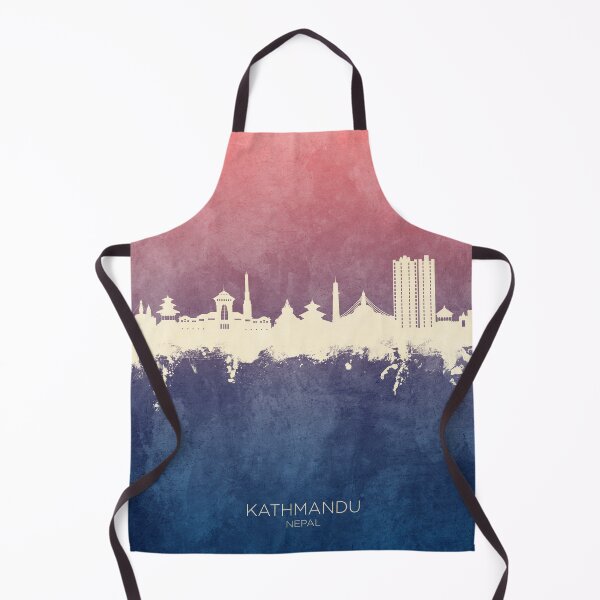 Item preview, Kathmandu Nepal Skyline designed and sold by ArtPrints.