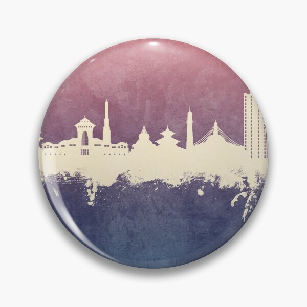 Artikelvorschau, Kathmandu Nepal Skyline entworfen und verkauft von ArtPrints.