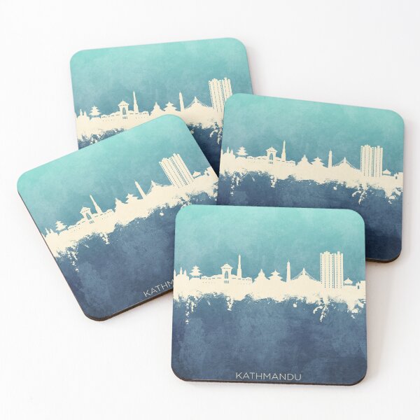 Item preview, Kathmandu Nepal Skyline designed and sold by ArtPrints.