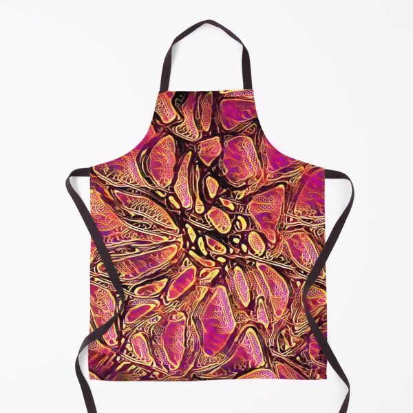 Item preview, Origin, abstract art, fuchsia, golden, red, endless renewal, optimistic designed and sold by Maria Mihailova.