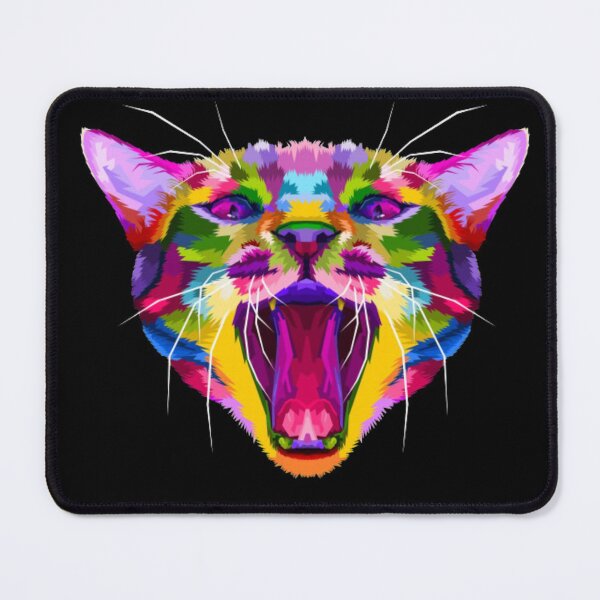 Item preview, Cat head growling designed and sold by Rakos-Merch.