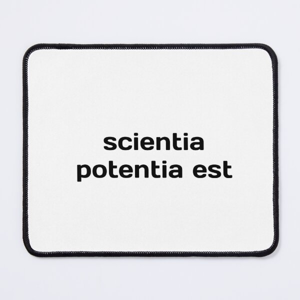 Item preview, scientia potentia est meaning Knowledge is power designed and sold by Inspirationmotivation.