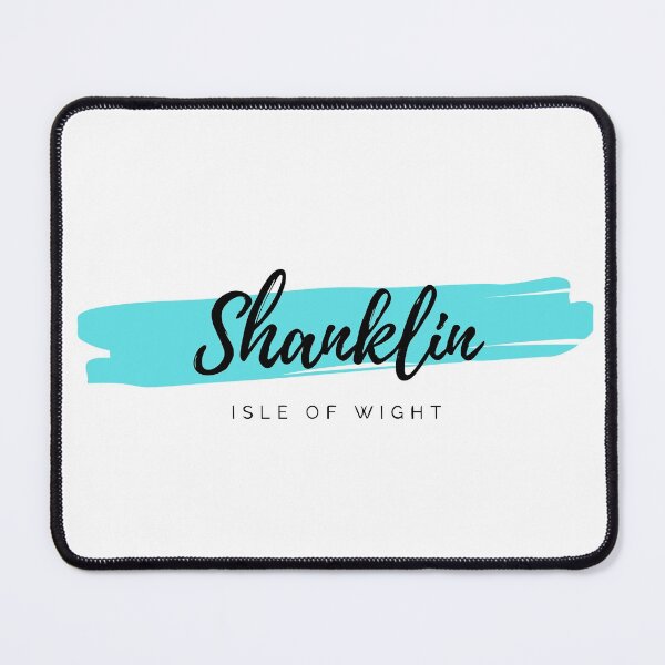Item preview, Shanklin Isle Of Wight England - United Kingdom Britain - Turquoise Blue Minimalistic Seaside Resort Design designed and sold by Vintage-TM.