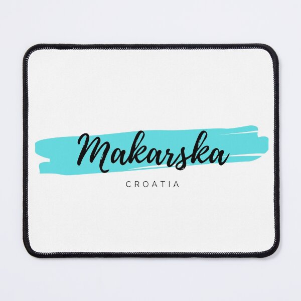 Item preview, Makarska Riviera in Dalmatia, Croatia - Hrvatska - Brela - Turquoise Blue Minimalistic Sea Resort Design designed and sold by Vintage-TM.