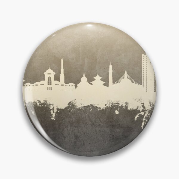 Artikelvorschau, Kathmandu Nepal Skyline entworfen und verkauft von ArtPrints.