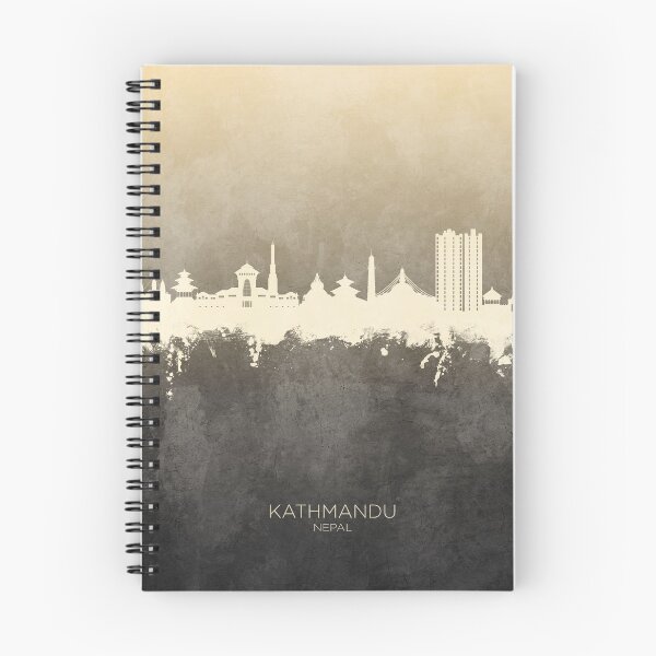 Artikelvorschau, Kathmandu Nepal Skyline entworfen und verkauft von ArtPrints.