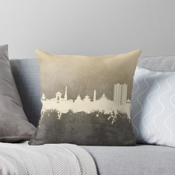 Item preview, Kathmandu Nepal Skyline designed and sold by ArtPrints.