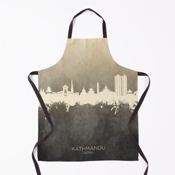 Item preview, Kathmandu Nepal Skyline designed and sold by ArtPrints.