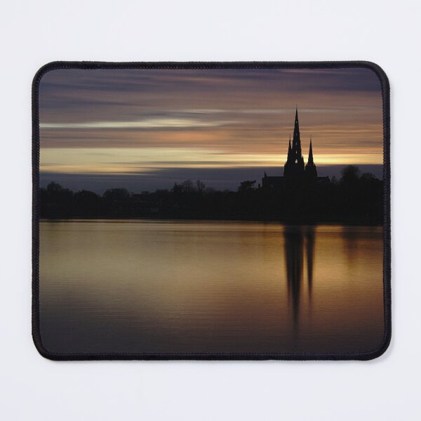 Item preview, Lichfield Cathedral Sunset Reflection designed and sold by rawshutterbug.