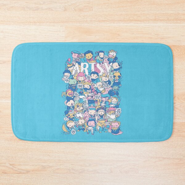 Item preview, Artsy Doodle style artist animals puns characters designed and sold by SPIRIMAL.