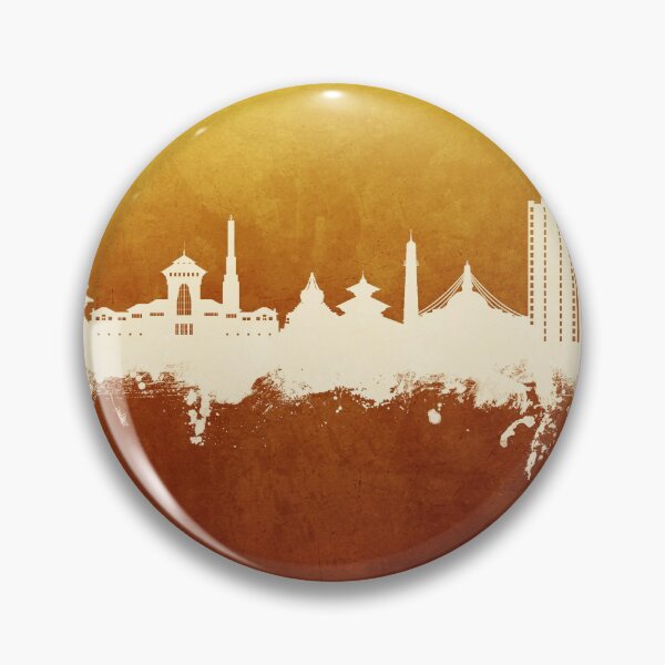 Artikelvorschau, Kathmandu Nepal Skyline entworfen und verkauft von ArtPrints.