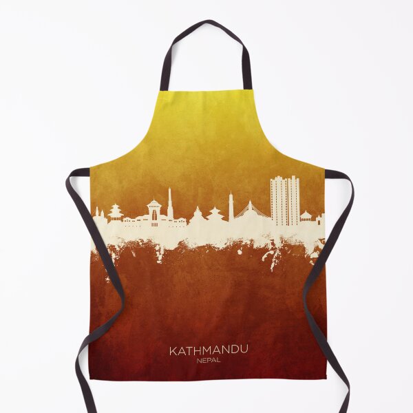 Item preview, Kathmandu Nepal Skyline designed and sold by ArtPrints.