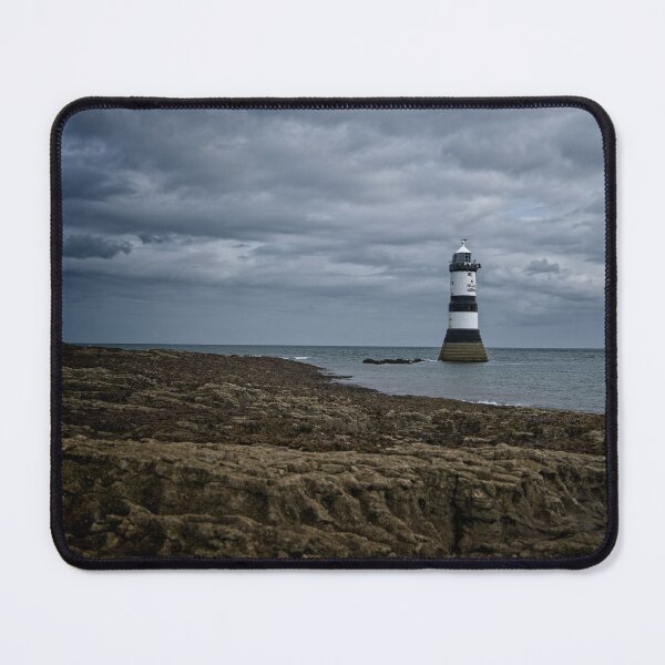 Item preview, Storm Clouds Over The Trwyn Du Lighthouse designed and sold by rawshutterbug.