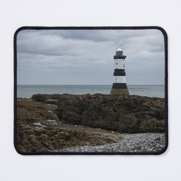 Item preview, View Of The Trwyn Du Lighthouse designed and sold by rawshutterbug.