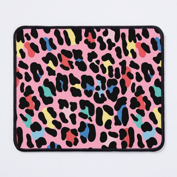 Rainbow leopard by Elebea Mouse Pad