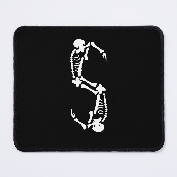 Item preview, Skulls doing yoga initial monogram S designed and sold by Rajeev Singh.