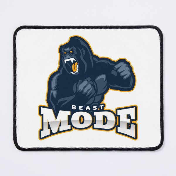 Item preview, Beast Mode Gorilla Black - Funny Gym designed and sold by GymWearDepot.