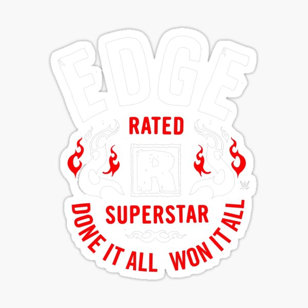 Edge Rated R Superstar Decal / Sticker 01