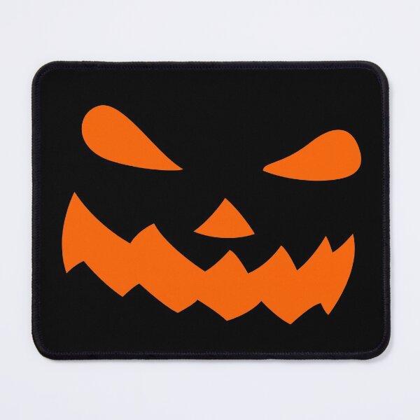 Item preview, Halloween Mad Pumpkin Face Orange designed and sold by I Love Space.