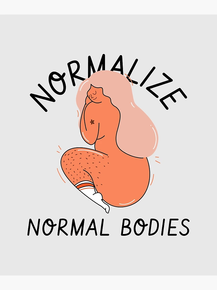 Thumbnail 3 of 3, Poster, Normalize Normal Body designed and sold by 30-Merch.