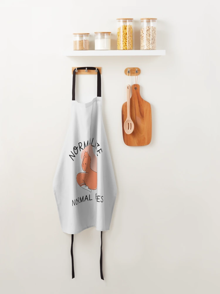 Thumbnail 4 of 6, Apron, Normalize Normal Body designed and sold by 30-Merch.