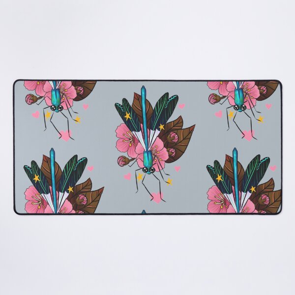 Adorable Dragonfly Desk Mat