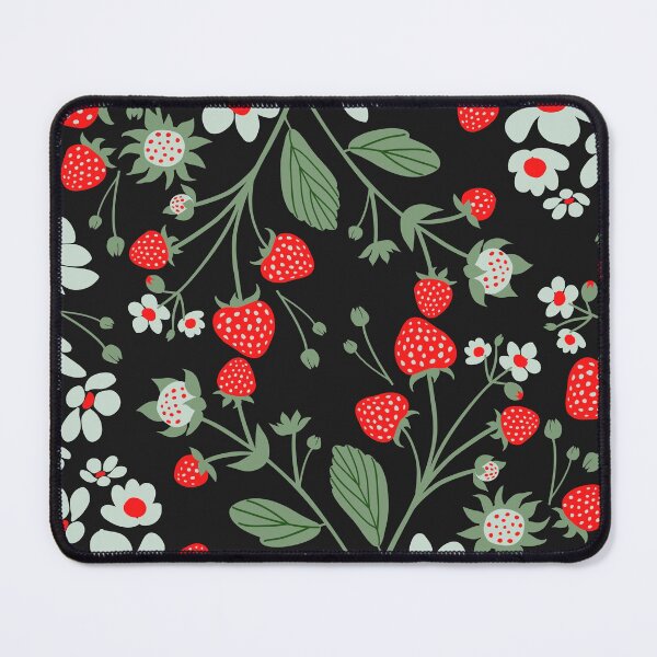 Item preview, Strawberry With Flower Pattern designed and sold by I Love Space.