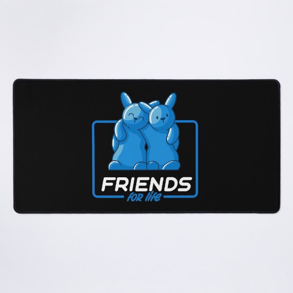 Item preview, Friends for life blue gummy bunnies designed and sold by Between Clouds.
