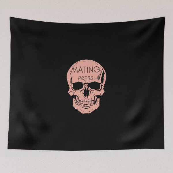Item preview, Mating press meme skull skeleton head designed and sold by nasani.