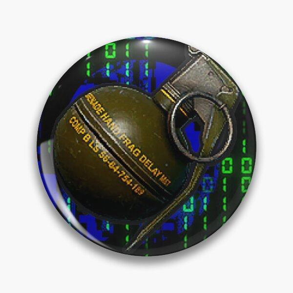 Item preview, Grenade | Codes | Spy | Military | Binary | From dotman_designer Poster Series designed and sold by dotmanprints.